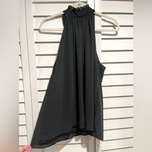 Halter high neck blouse